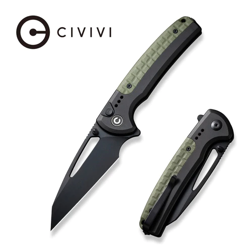 civivi-sentinel-strike-flipper-button-lock-knife-black-aluminum-handle-with-od-green-frn-integral-spacer-37-black-k110-blade-c22025b-3-242392_500x C22025B-3 سكين سفيفي - الصورة 1