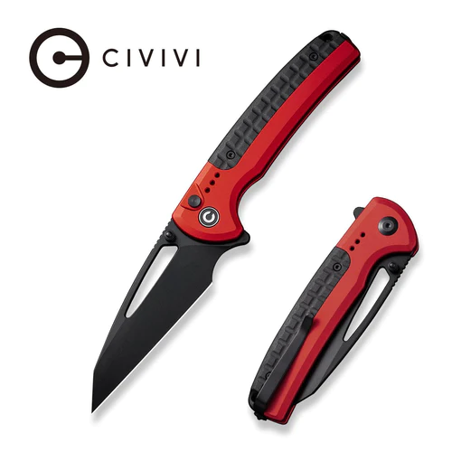 civivi-sentinel-strike-flipper-button-lock-knife-red-aluminum-handle-with-black-frn-integral-spacer-37-black-k110-blade-c22025b-1-103884_500x C22025B-1 سكين سفيفي - الصورة 1