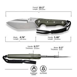 ⁦سكين سفيفي C21040-2⁩ - الصورة ⁦8⁩