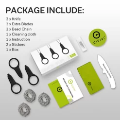 ⁦سكين سفيفي C22022A-2⁩ - الصورة ⁦4⁩